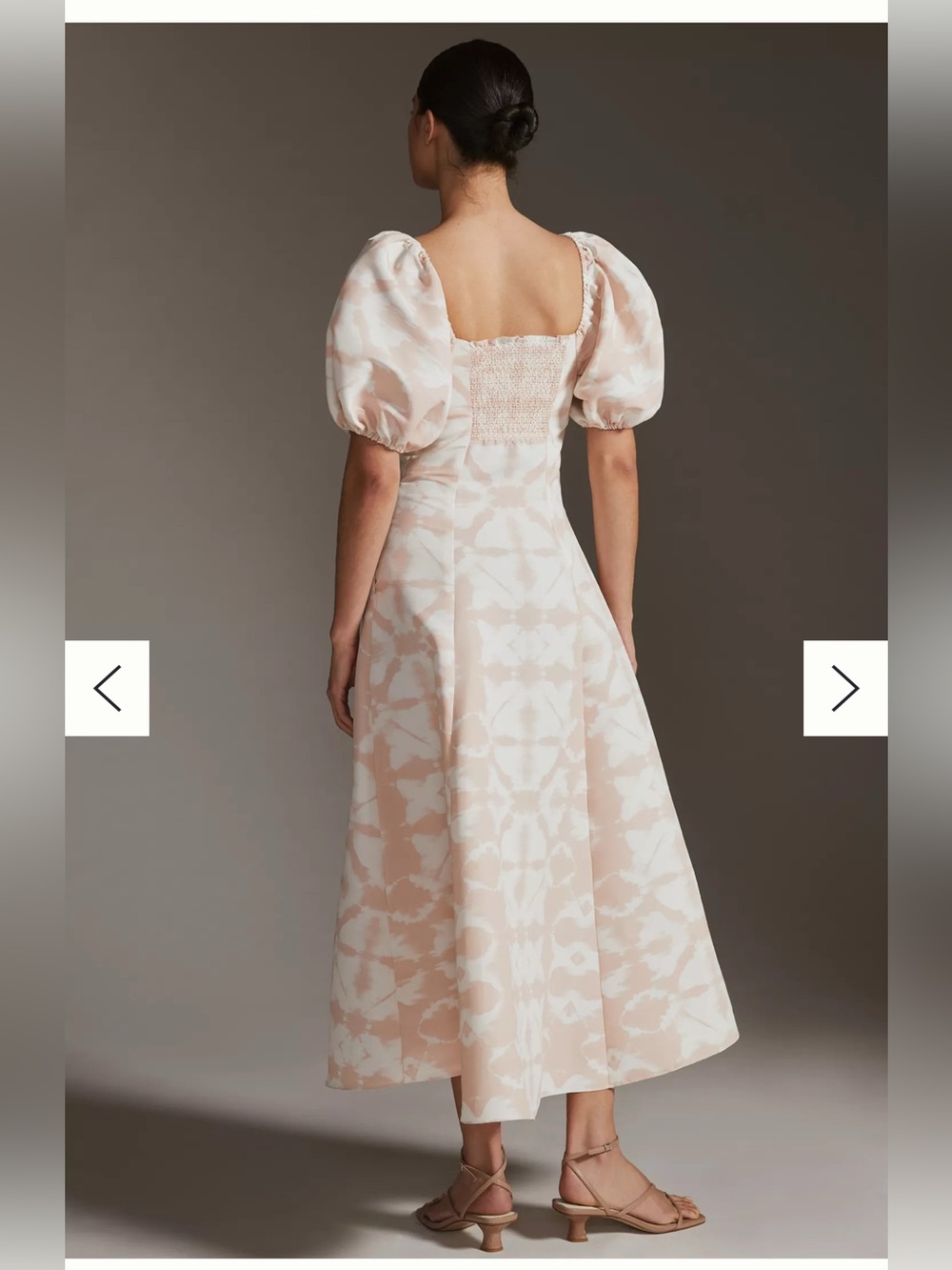 Anthropologie Sachin + Babi Shannon Puff-Sleeve Midi Dress - Picture 2 of 7